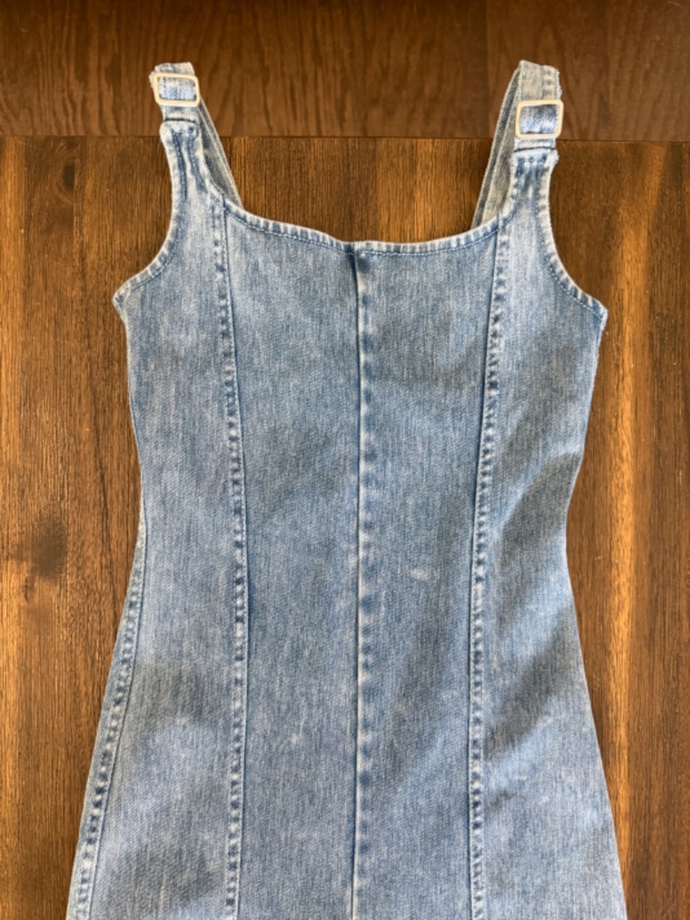 Good American Denim Jumpsuit Fitted Blue One Piece Sleeveless XS - Picture 4 of 15